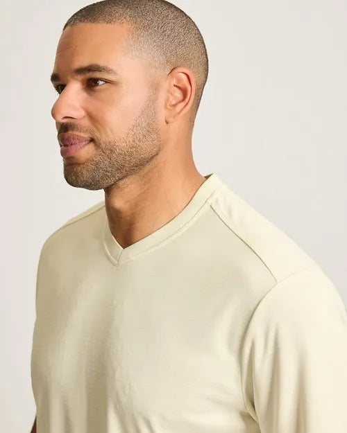 Bay Stripe V-Neck T-Shirt
