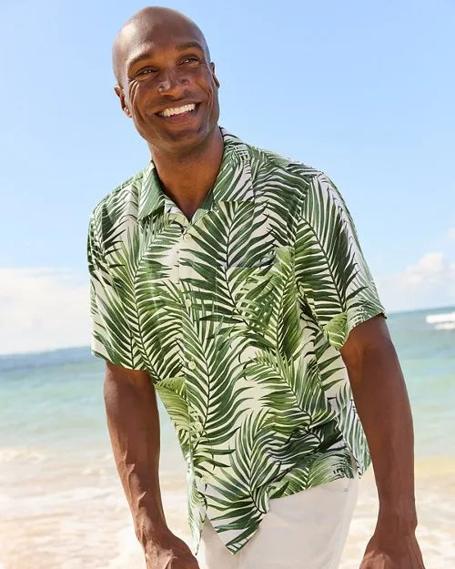 Palm Patrol Silk Camp Shirt