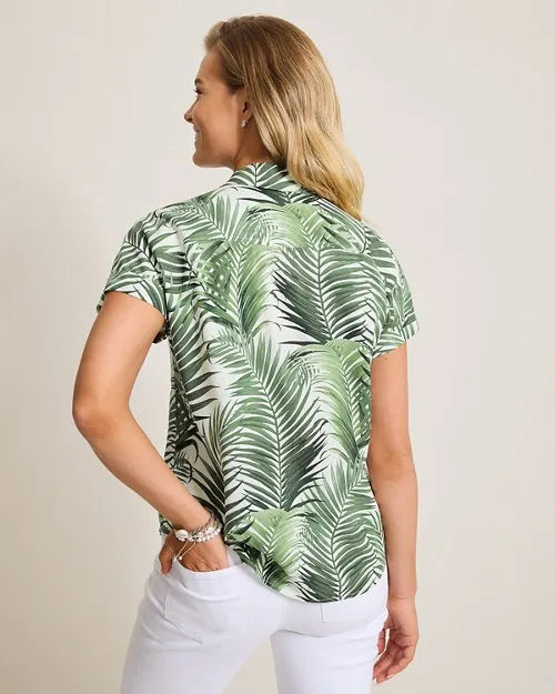 Leaf of Luxury Silk Camp Shirt