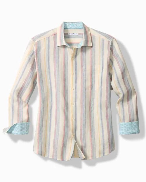 Las Mantas Stripe Linen Shirt