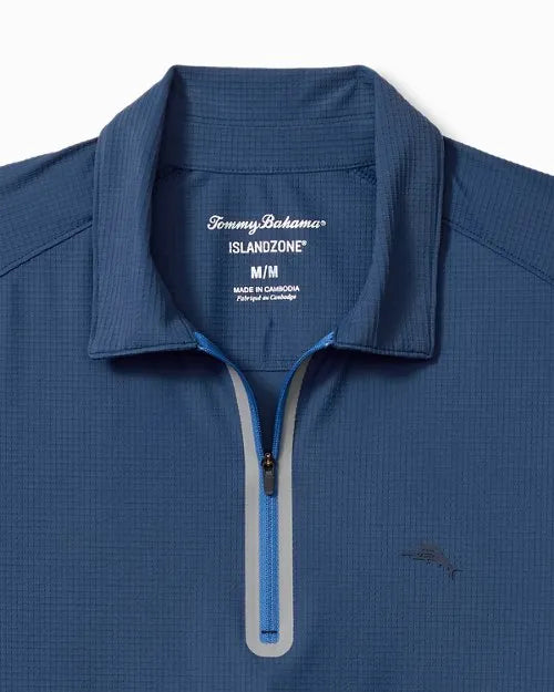 Big & Tall Pebble Coast Half-Zip  Polo