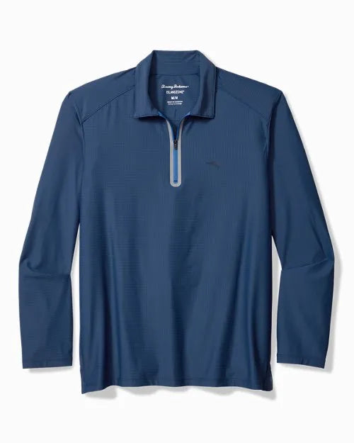 Big & Tall Pebble Coast Half-Zip  Polo